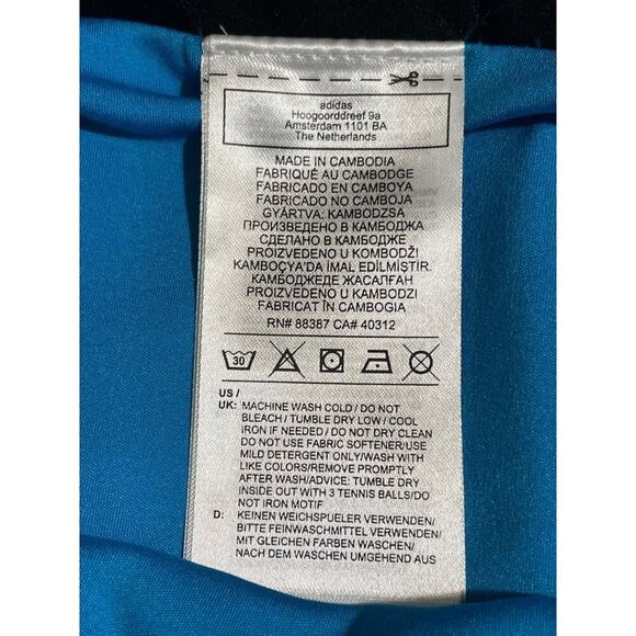 Adidas · Women’s XL · Primeblue Tennis Skort · Blue/Black Elastic Waist - Picture 6 of 10